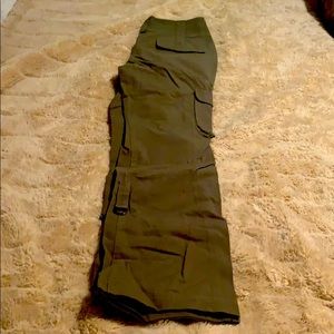 Forest green Cargo pants